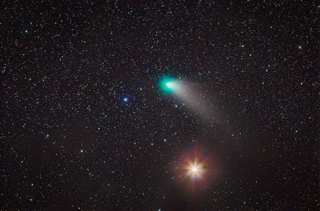 A Celestial Dance: Comet C2022-E3 ZTF's Sky Path Near Mars 1 C2022 E3 ZTF and Mars sm