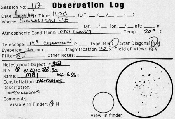M21 Open Cluster 2 li 222 M21 6531 e1707863412982
