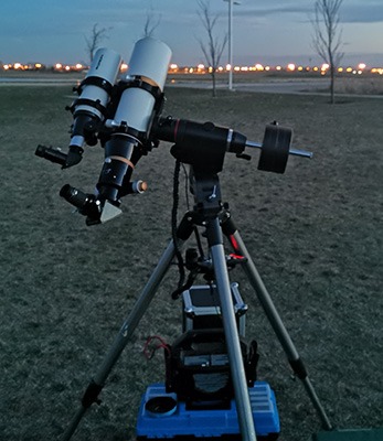 104mm Williams Optics Apochromat with 80mm guide scope